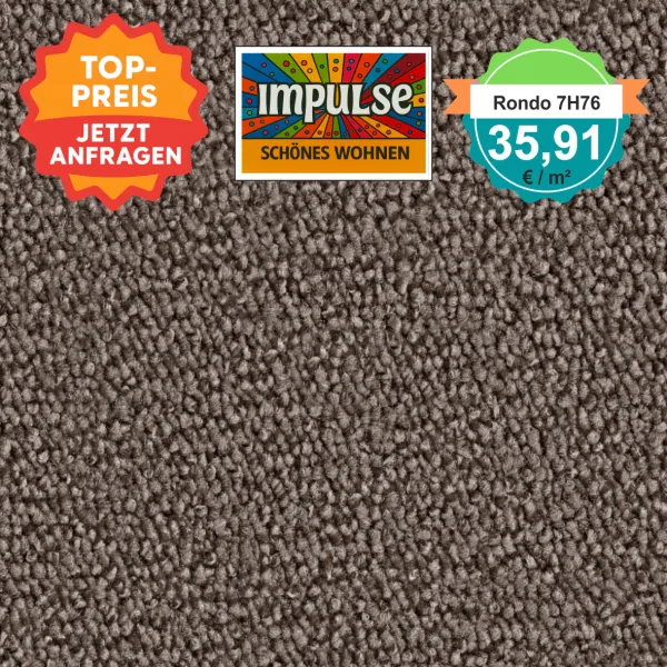 Vorwerk Teppichboden in Draufsicht – heller Beigeton mit strukturierter Oberfläche, gleichmäßige Schlingenqualität und dezente Optik